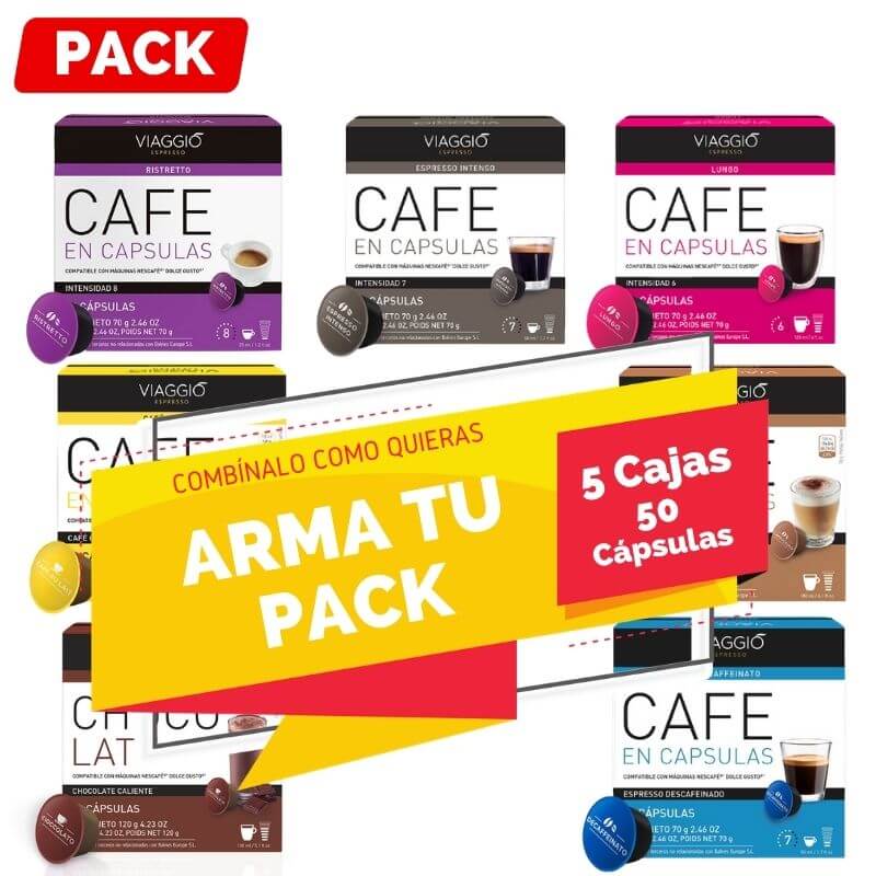 Arma tu Pack Dolce Gusto 5 Cajas